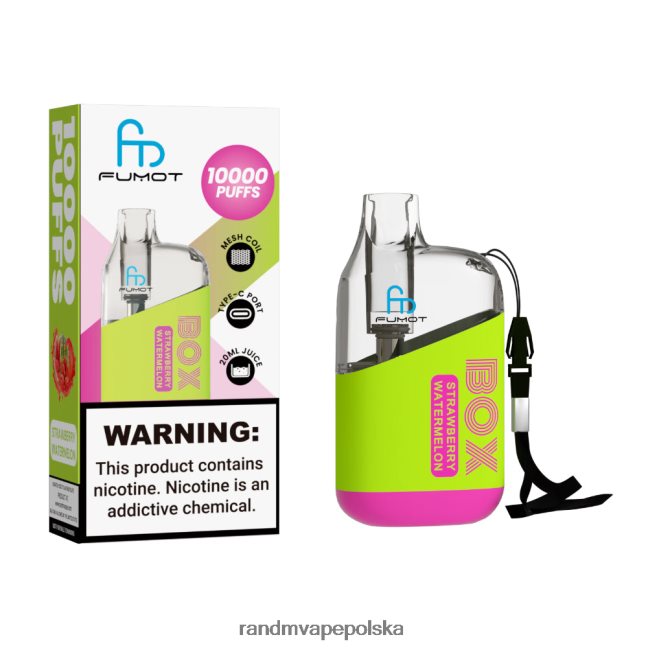 Fumot Original RandM Tornado Box 10000 urządzenie do waporyzacji z kontrolą przepływu powietrza 1 szt 624VFR97 kiwi, marakuja, gujawa - RandM Tornado Warszawa