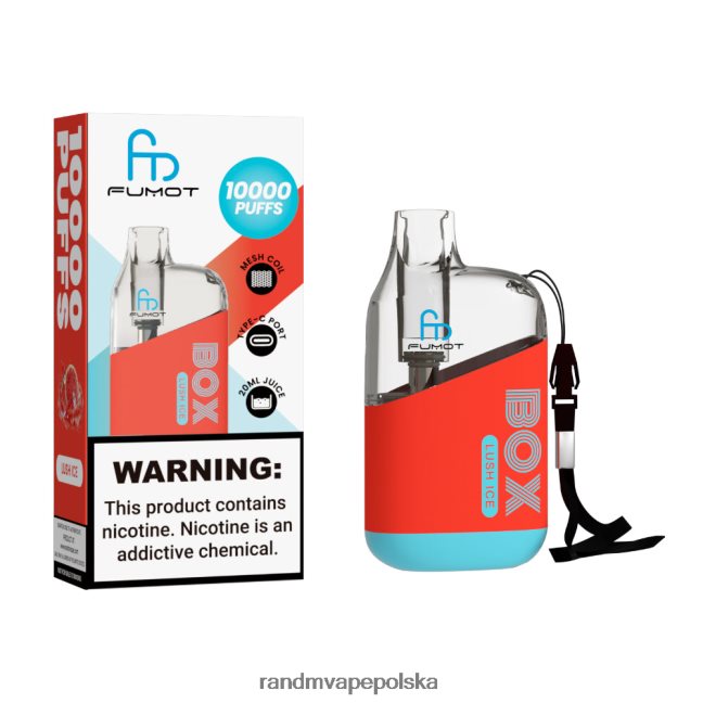 Fumot Original RandM Tornado Box 10000 urządzenie do waporyzacji z kontrolą przepływu powietrza 1 szt 624VFR97 kiwi, marakuja, gujawa - RandM Tornado Warszawa