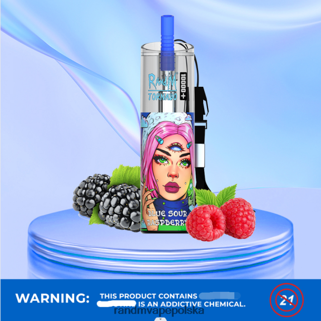 RandM Tornado 10000 plus urządzenie do waporyzacji z kontrolą przepływu powietrza 1 szt 624VFR85 brzoskwiniowe mango - RandM Vape Warszawa