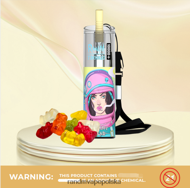 RandM Tornado 10000 plus urządzenie do waporyzacji z kontrolą przepływu powietrza 1 szt 624VFR85 brzoskwiniowe mango - RandM Vape Warszawa