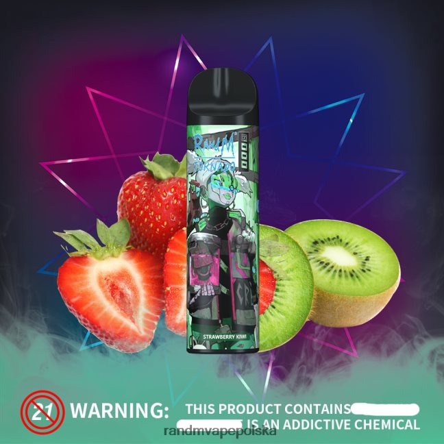 RandM Tornado 8000 urządzenie do waporyzacji z kontrolą przepływu powietrza 1 szt 624VFR242 cukierki w kręglach - RandM Vape Polska