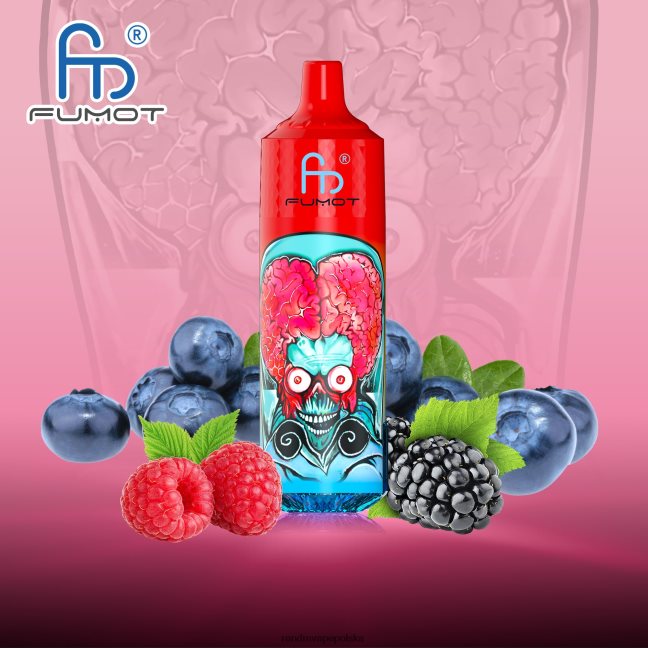 Fumot RandM Tornado Urządzenie vape 9000 pro z baterią i wyświetlaczem ejuice w wersji 1 624VFR191 jagoda kwaśna malina - RandM Vape Online