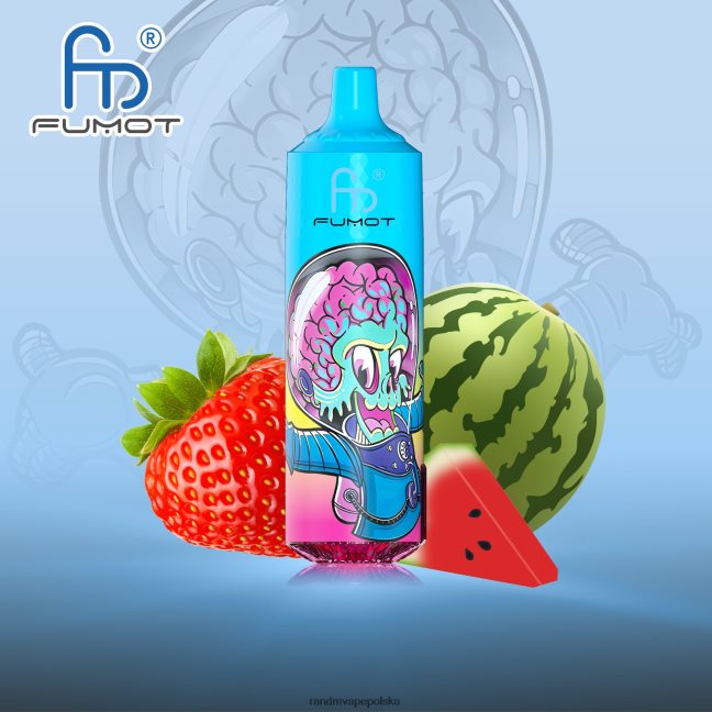 Fumot RandM Tornado Urządzenie vape 9000 pro z baterią i wyświetlaczem ejuice w wersji 1 624VFR195 arbuz truskawkowy - RandM Vape Warszawa