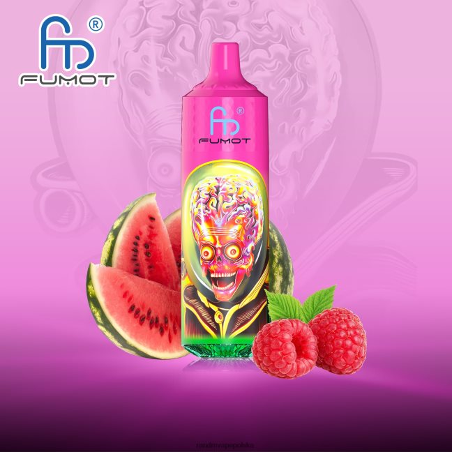 Fumot RandM Tornado Urządzenie vape 9000 pro z baterią i wyświetlaczem ejuice w wersji 1 624VFR196 arbuz malinowy - RandM Disposable Vape