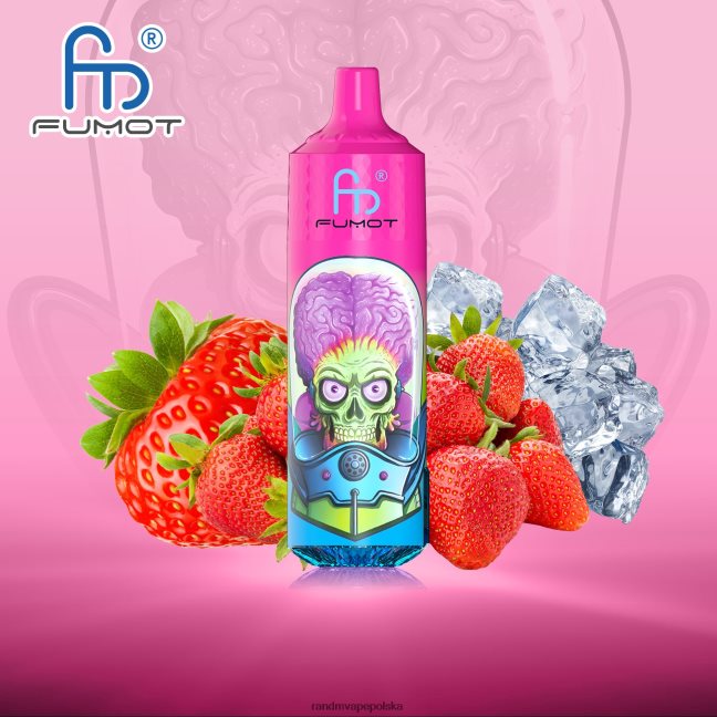 Fumot RandM Tornado Urządzenie vape 9000 pro z baterią i wyświetlaczem ejuice w wersji 1 624VFR198 lód truskawkowy - Tornado Vape Wrocław