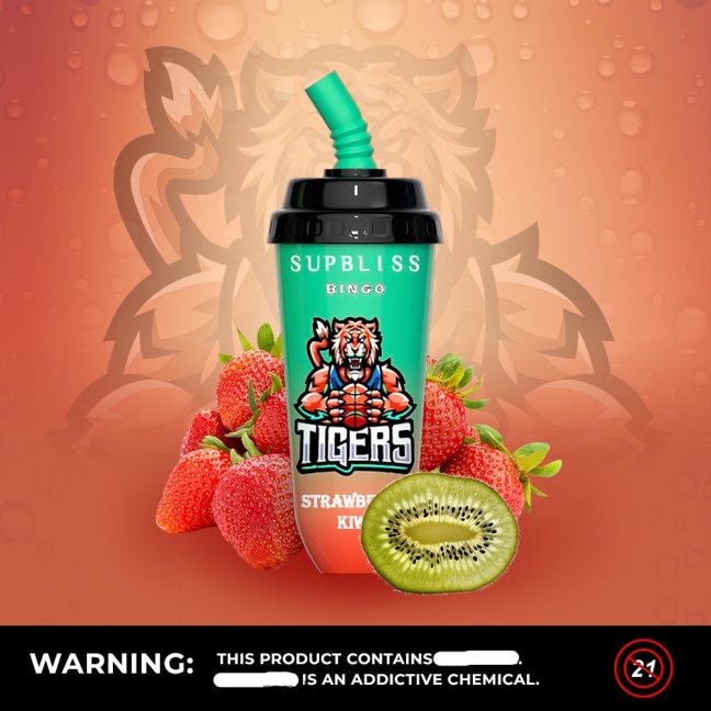 RandM Supbliss Bingo Urządzenie vape pod 8000 1szt 624VFR255 kiwi truskawkowe - RandM Vape Warszawa