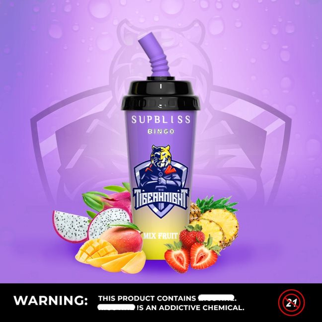 RandM Supbliss Bingo Urządzenie vape pod 8000 1szt 624VFR258 wymieszać owoce - Tornado Vape Wrocław