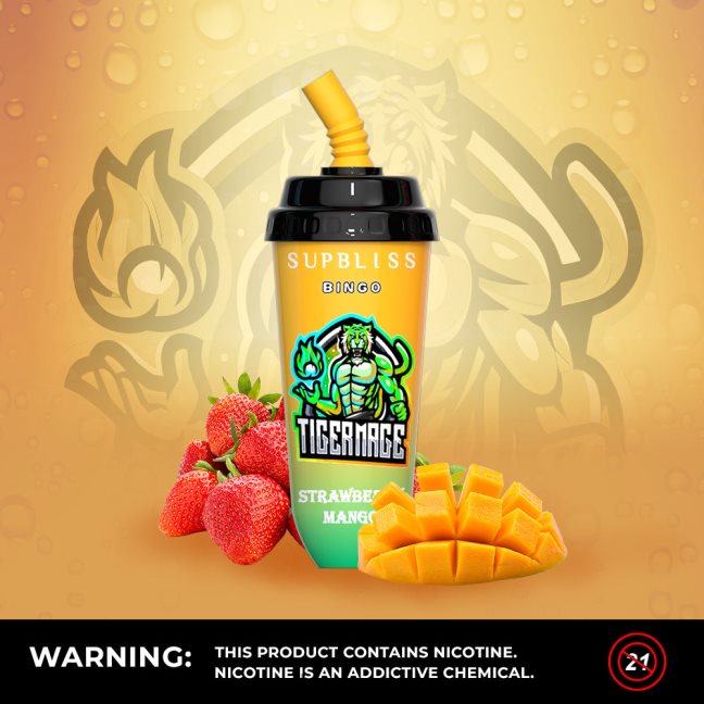 RandM Supbliss Bingo Urządzenie vape pod 8000 1szt 624VFR259 mango truskawkowe - RandM Tornado Cena