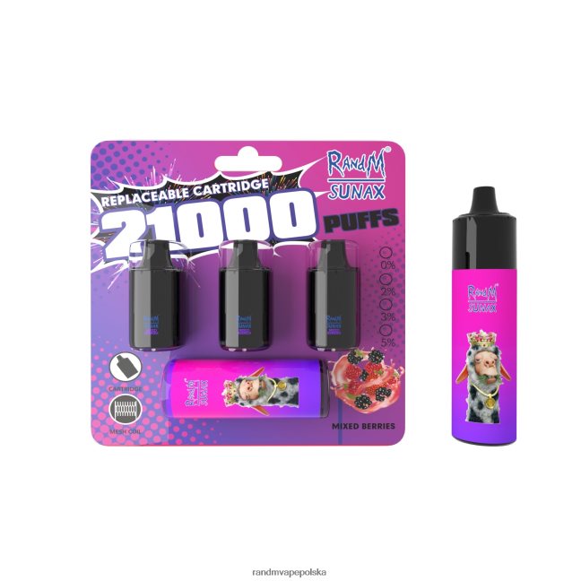 RandM Sunax 21000 wymienny moduł kontroli przepływu powietrza 1 szt 624VFR276 Cola - RandM Disposable Vape