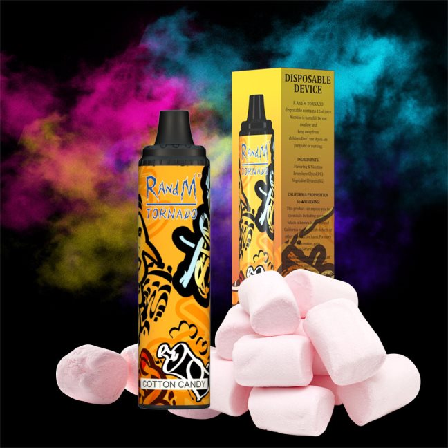 RandM Tornado Urządzenie Vape Pod z kontrolą przepływu powietrza 6000 1 szt 624VFR289 lód truskawkowy z mango - RandM Tornado Cena